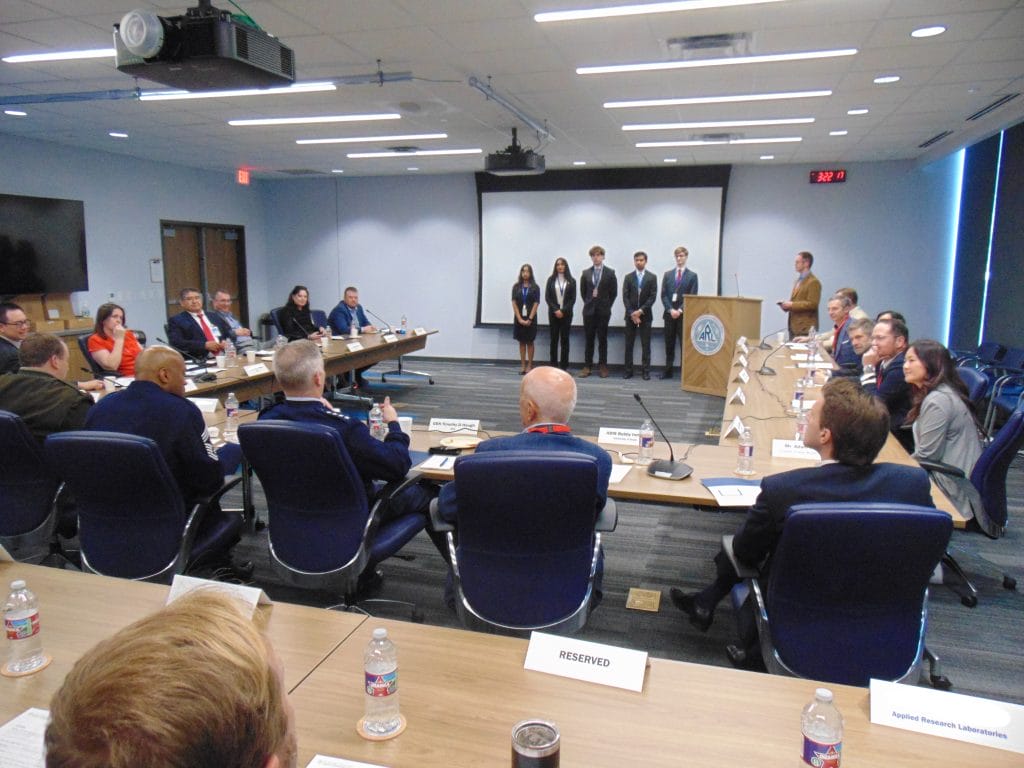 JSP students brief NSA Director